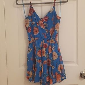 Francesca's Collections Blue Romper
